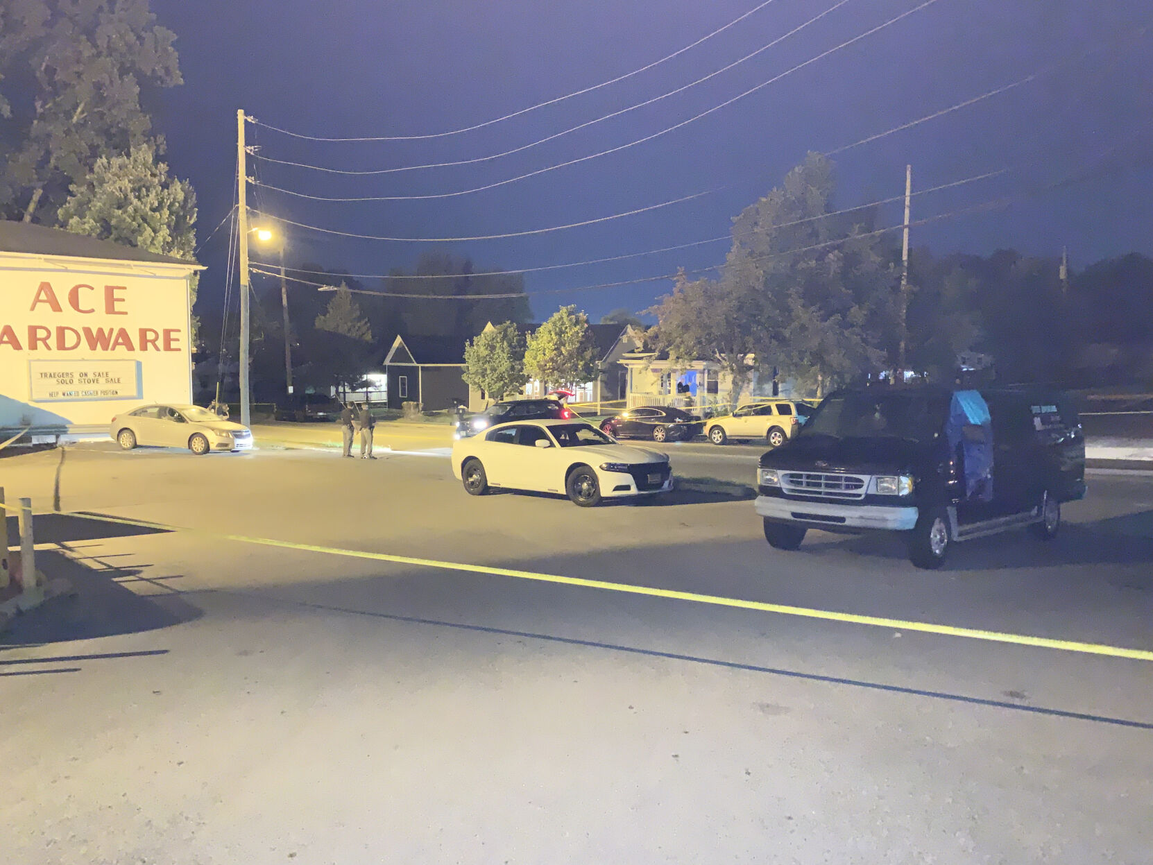 New Albany fatal shooting scene